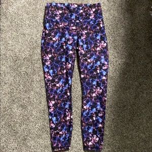 Fabletics Floral Compression Leggings - M